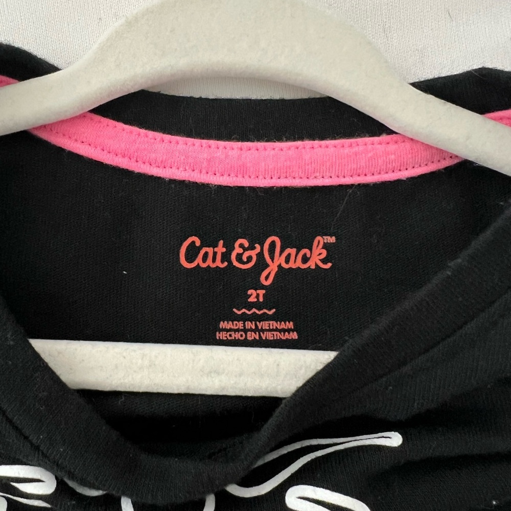 Cat & Jack Black Skeleton Kids Costume with Pink Accents - Picture 3 of 3